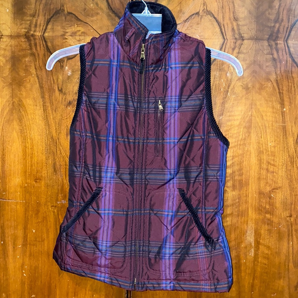 Ralph Lauren plaid puffer vest